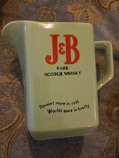 Vintage ~  J & B RARE SCOTCH WHISKY Pub Jug Water Pitcher ~ Made in Japan picture