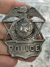 1950's Boston & Maine R.R Railroad Police Hat Badge picture