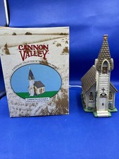 CANNON VALLEY Church Porcelain Lighted House NOS picture