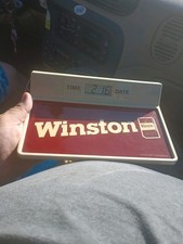 R.J. Reynolds Winston Cigarette Check writer /Clock Calendar Unit Used picture