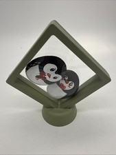 Limima Penguin Couple Pebble Art * Tabletop Keepsake For Wife’s Birthday * NEW picture