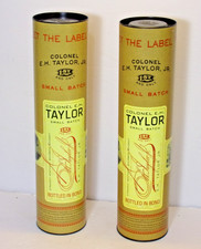 Colonel EH Taylor Small Batch Bourbon EMPTY TUBES ONLY - NO BOTTLE 2 Total picture