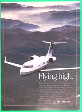 1984 Canada Canadair Aircraft ad Challenger 601 Corporate jet picture