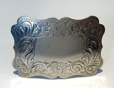 Vintage Diablo Sterling Silver Western Belt Buckle 3