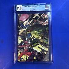 MMPR Mighty Morphin Power Rangers TMNT II 1 CGC 9.8 1ST PRINT VARIANT COMIC 2023 picture