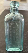 1900's Aqua Blue Dr. Kilmer's Swamp Root Kidney Liver Cure Medicine Bottle picture