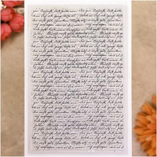 KWELLAM Words Background Clear Stamps for Card Making Decoration and DIY...  picture