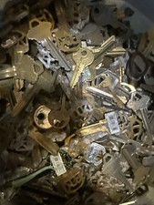 1 Lb Mixed Cut & Blank Keys Lot House Car Locksmith Arts & Crafts Assorted picture