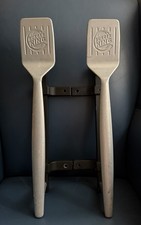 Rare PAIR Burger King Restaurant Spatula Door Handles Retired HOW MANY HANDS??? picture