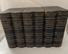 Keystone View Co World War Through the Stereoscope Vol I-VI WWI Stereograph Lib. picture