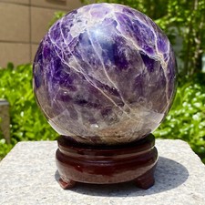 5.12LB Rare High Quality Purple Dream Amethyst Quartz Crystal Sphere Healing Bal picture