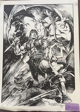 ER Cartoonist REAL Hand Signed 9.5X13 CA-023 picture