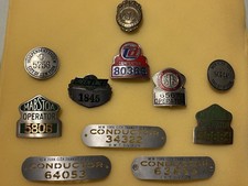 VINTAGE NEW YORK CITY TRANSIT SYSTEM  NYCTS  LOT OF (11) BADGES CIRCA 1902-1965  picture