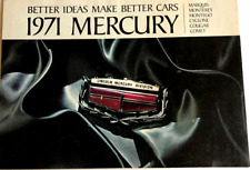MERCURY FOR 1971: CAR BROCHURE: LINCOLN DIVISION: 24 PAGES MARQUIS +OTHER MODELS picture