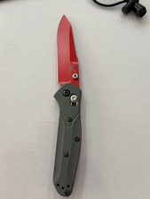 Benchmade 945RD-2401 Mini Osborne Limited Edition 2024 Shot Show Knife Red Blade picture