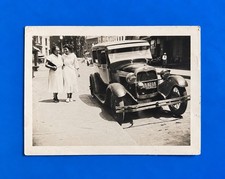1928-29 Ford Model A Tudor Sedan NY 1934 Plate Y 42-19 Vintage Photo picture