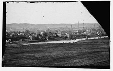 Photo:Fredericksburg Virginia 1861 Civil War View Across River Buildings picture