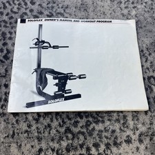 SOLOFLEX Full  Exercise Manual - Vintage 1989 - VG picture