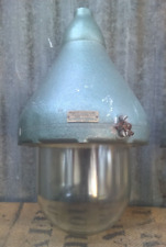 1 x Huge Vintage Industrial Flameproof Factory Light  Ceiling Mount Bunker Lamp picture