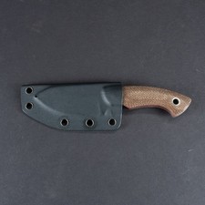 Boker Plus Vox Nessmi Pro Brown Micarta Handle D2 Satin Fixed Knife - used picture