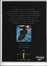 1994 Reebok Shaq Attaq 3 Shoe Magazine Print Ad - 8x11 picture