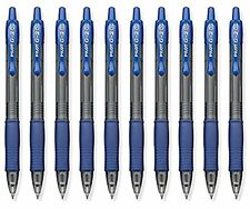 Pilot G2 Retractable Premium Gel Ink Rollerball Bold Point Blue 10 PENS (31257) picture