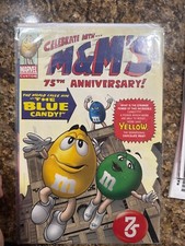 comic book M&M’s 75th anniversary picture