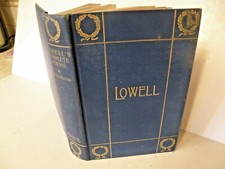 1897 LOWELL'S COMPLETE POEMS HC BOOK THE POETICAL WORKS picture