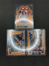 2025 Panini Prizm The Rolling Stones Mick Jagger (Lot of 3) Orange wave /259,199 picture