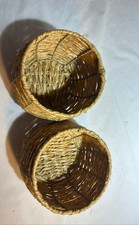 Vintage Woven Straw Baskets picture