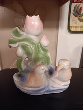 Vtg figurine with duck pair EUC picture