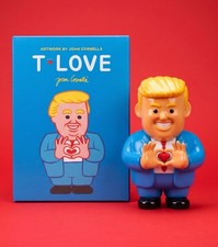 Limited Edition Joan Cornella President Donald Trump T-Love Vinyl Art Sculpture picture