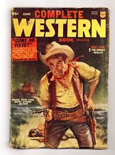 Complete Western Book Magazine Pulp Jun 1955 Vol. 20 #3 GD/VG 3.0 picture