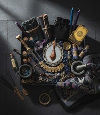 Starter Witch Box Pagan Wicca Altar Kit Surprise 20 Item Baby Witch READ LISTING picture