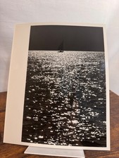 1973 Official US Navy Photo Sailboat Athens Greece Sunset T Milton Putnam Kodak picture