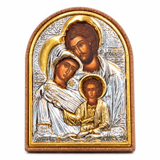 Holy Family Icon Jesus Mary Joseph Jerusalem Christian Religious Blessed Gift picture