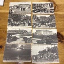 Deauville France Postcard Lot: 8 Alsacienne Arts Photographiques Coastal Views picture