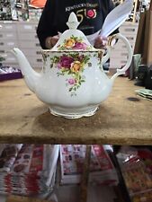 Vintage Royal Albert Old Country Rose Tea Pot picture