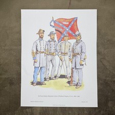 Plate 739 Military Uniforms in America 1st Texas Infantry Regiment, Army of NOVA picture