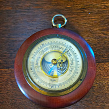 #2005- SWIFT West Germany Aneroid Barometer Wood Wall Hanging Wall Decor picture