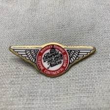 Vintage Teledyne Continental Motors Aircraft Engine Wing Logo Enamel Lapel Pin picture