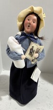 Byers Choice Carolers Rare North Wales library Exclusive Story Telller EXC picture