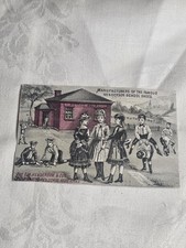 Victorian C.M. Henderson Henderson's School Shoe Trade Card Central City KY picture