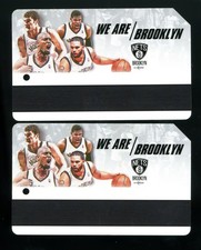 Brooklyn NETS  NBA  NYC  Transit  Metrocard x 2   Kevin Garnett   Deron Williams picture