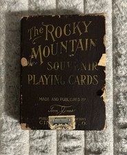 Antique Tom Jones The Rocky Mountain Souvenir Playing Cards Complete Set  picture