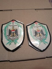 Iraq-Vintage Iraqi Police Academy Sleeves Patch Set. Saddam Hussein Gulf War Oif picture