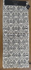 Rachel Zoe Halloween Damask Table Runner 16x90 Ghost Pumpkin Spider Gothic NWT picture