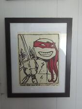 Teenage Mutant Ninja Turtles Original Sketch Raphael Kevin Eastman Art Signed  picture