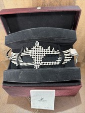 Swarovski Crystal Masquerade Mask Limited Edition 997/2000 New COA Retired Vtg picture