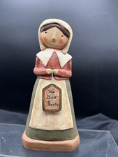 Thanksgiving Pilgrim Girl  Figurine By Jenene Mortimer ESC Trading Company picture
